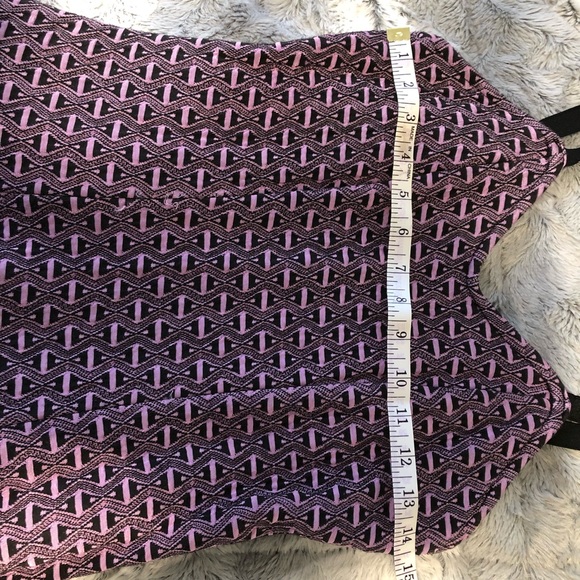 Vintage Purple & Black Dress - Picture 6 of 9